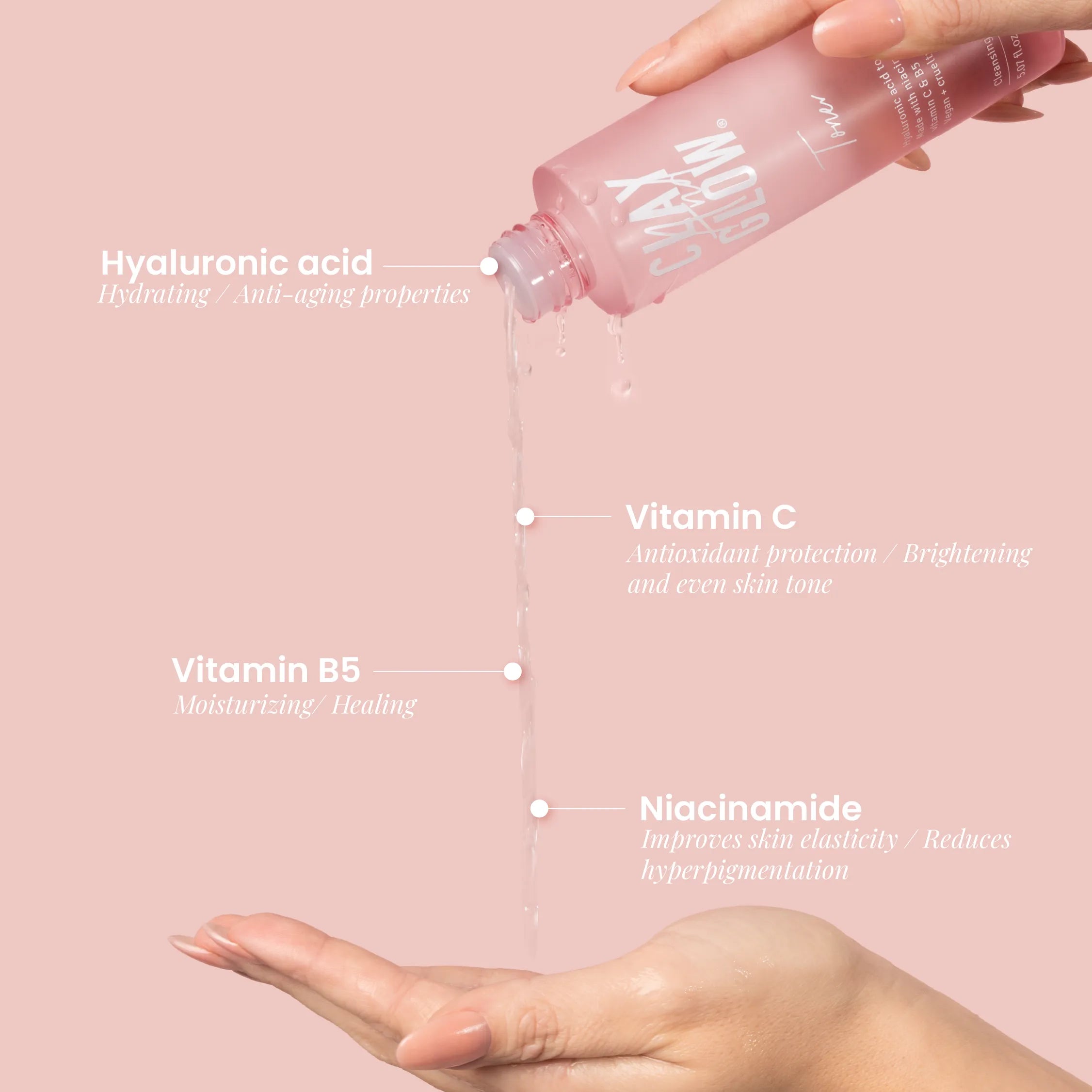 Hyaluronic acid toner