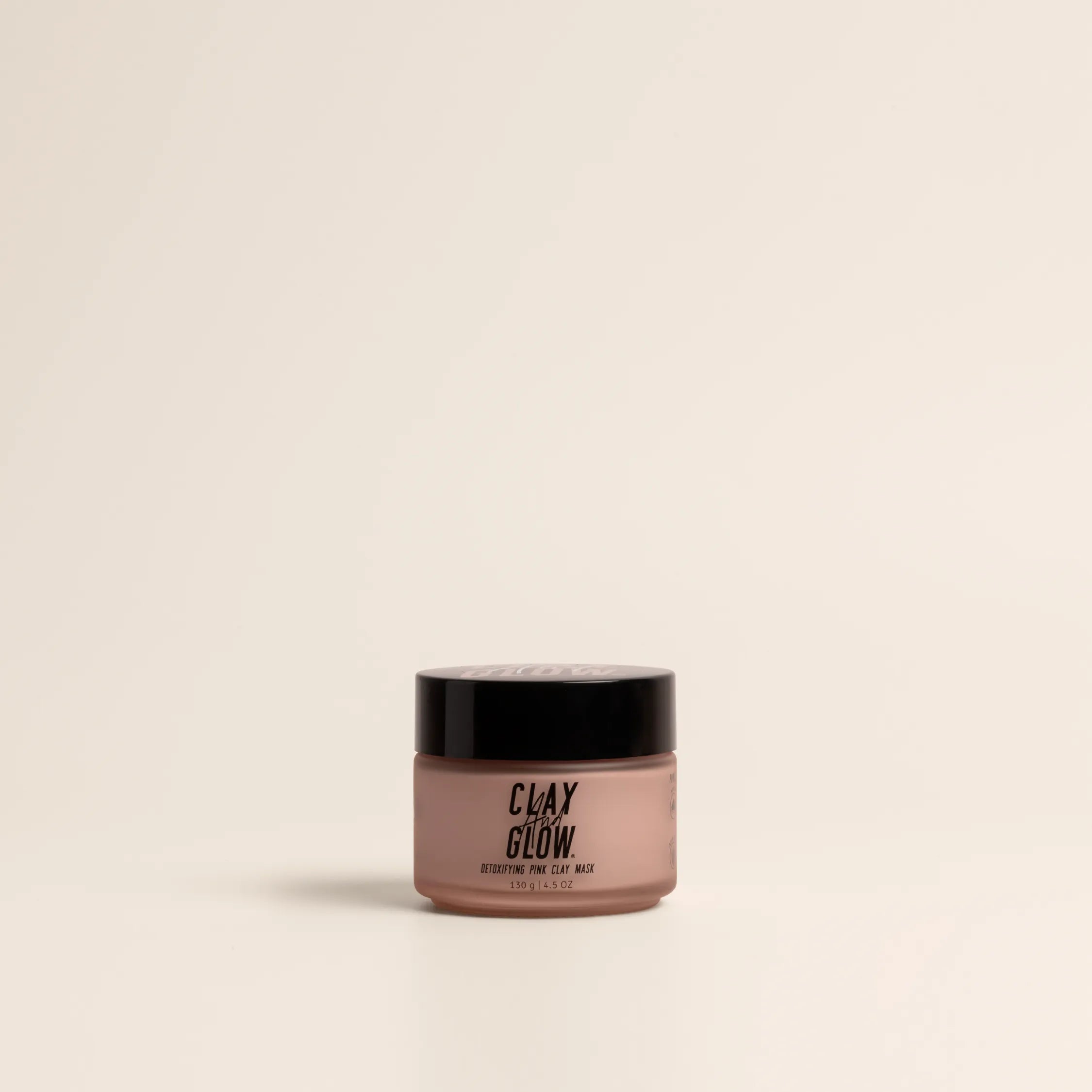 Pink clay mask